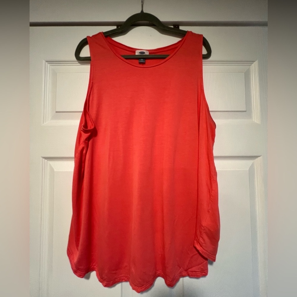 Old Navy Women’s Sleeveless Blouse, NWOT - coral - XXL